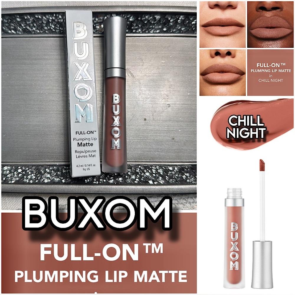 NIB - BUXOM Plumping Lip Matte - CHILL NIGHT